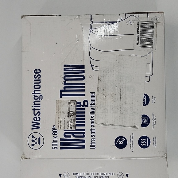 Gray Warming Throw Blanket NEW - Picture 13 of 13